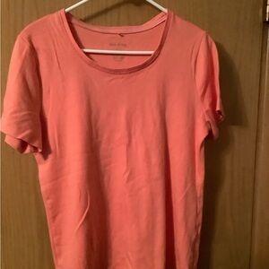 Womens peach colored tee by White Stag. Size L